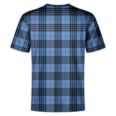 MacKay Blue Tartan Crest T-shirt